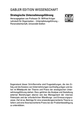 Netzwerkstrategie : Kern eines integrierten Managements von Unternehmungsnetzwerken