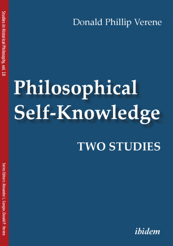 Philosophical Self-Knowledge