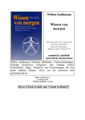 Wissen von morgen.