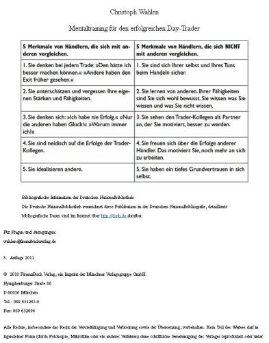 Mentaltraining für den erfolgreichen Day-Trader: So steigern Sie Ihr Tradingergebnis