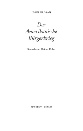 Der Amerikanische Bürgerkrieg