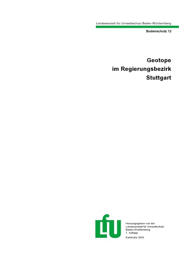 Geotope im Regierungsbezirk Stuttgart