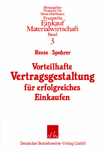 Vorteilhafte Vertragsgestaltung für erfolgreiches Einkaufen