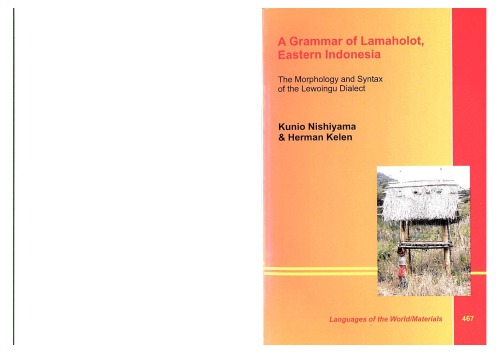A Grammar of Lamaholot, Eastern Indonesia