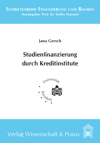 Studienfinanzierung durch Kreditinstitute