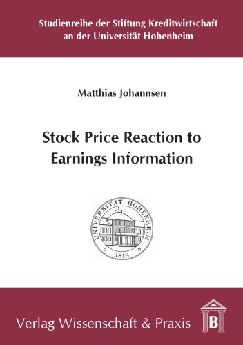 Stock Price Reaction to Earnings Information