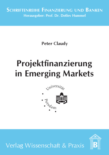 Projektfinanzierung in Emerging Markets: Eine institutionenökonomische Analyse