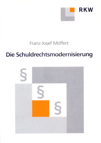 Die Schuldrechtsmodernisierung