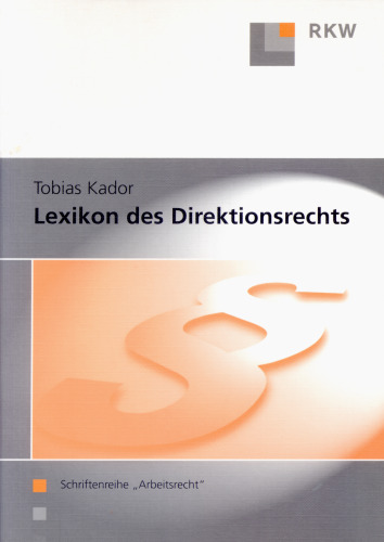 Lexikon des Direktionsrechts