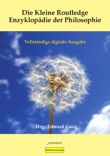 Die Kleine Routledge Enzyklopädie der Philosophie