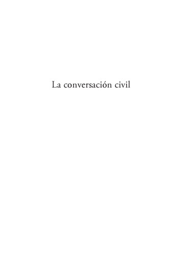 La conversación civil