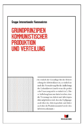 Grundprinzipien kommunistischer Produktion und Verteilung