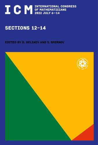 ICM-2022, Helsinki Vol. 6 Sections 12-14