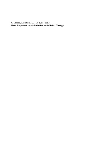 Plant Responses to Air Pollution and Global Change