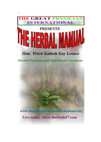 The Herbal Manual