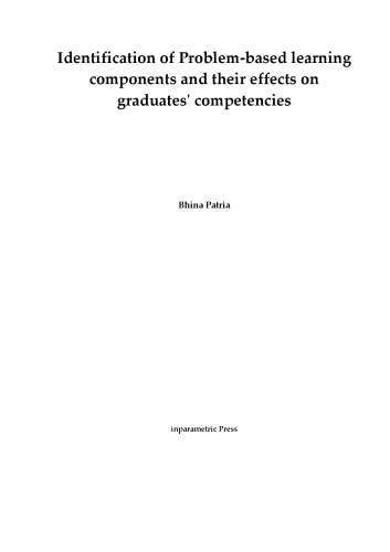 Identification of Problem-based learning components and their effects on graduates' competencies
