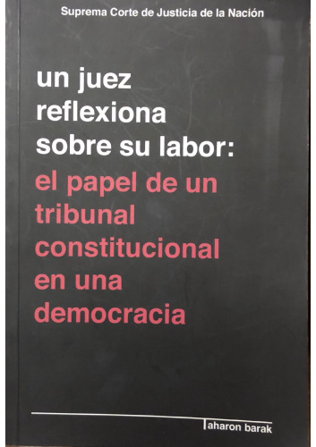 Un juez reflexiona sobre su labor