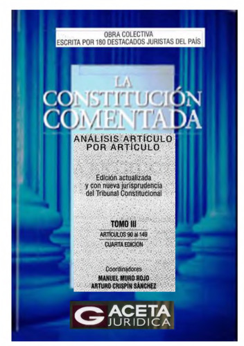 LA CONSTITUCIÓN COMENTADA TOMO III