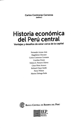 Historia Económica del Perú Central