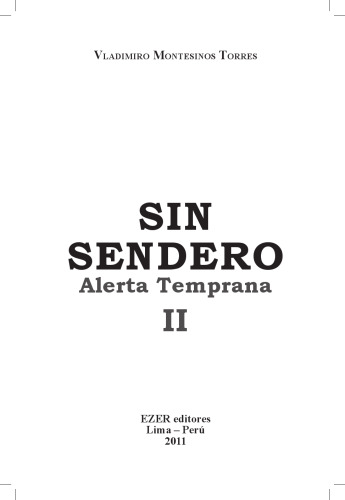 Sin Sendero: Alerta temprana