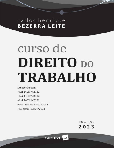 Curso de Direito do Trabalho