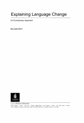 Explaining language change: an evolutionary approach