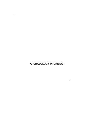 Archaeology of Orissa, V.2