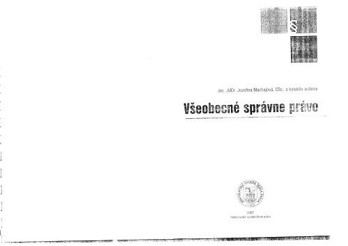 Všeobecné správne právo
