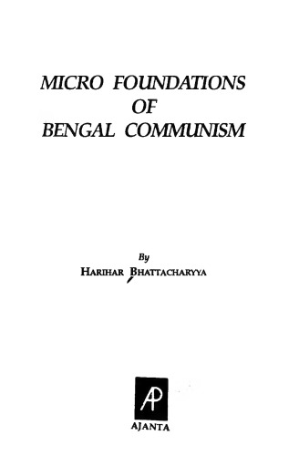 Micro foundations of Bengal communism
