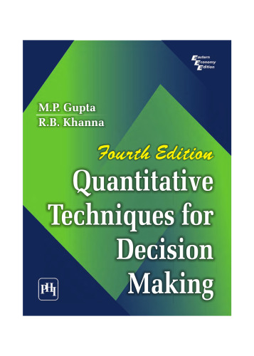 Quantitative Techniques for Managerial Decisions