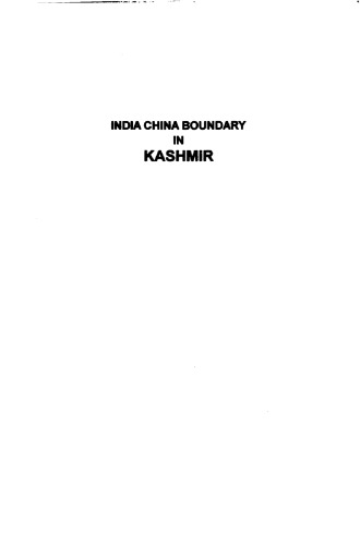 India China boundary in Kashmir