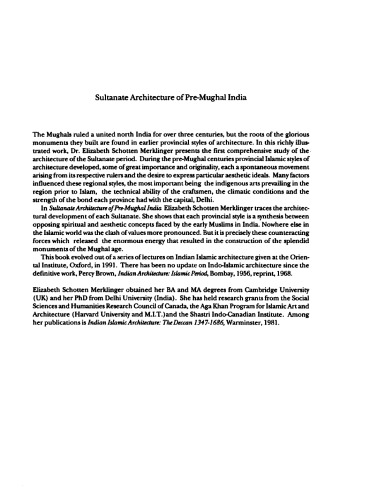 Sultanate Architecture of Pre-Mughal India