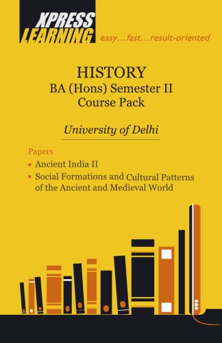 History BA (Hons) Semester II : Course Pack , University of Delhi