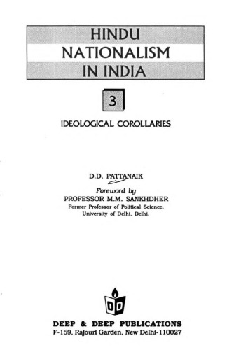 Hindu nationalism in India - 3. Ideological corollaries