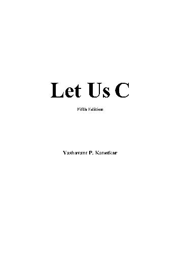 Let us C