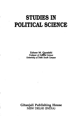 Studies in political science