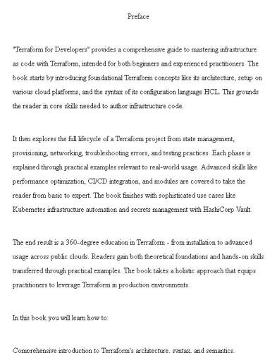 Terraform for Developers: Essentials of Infrastructure Automation and Provisioning