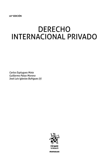 Derecho Internacional Privado