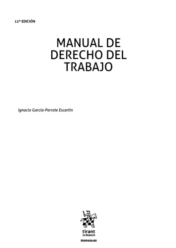 Manual de Derecho del Trabajo