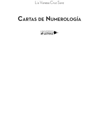 Cartas de numerología