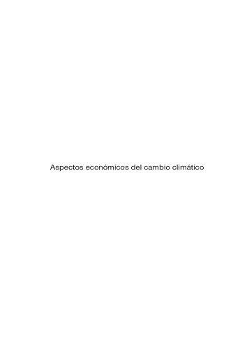 Aspectos Económicos del cambio climático