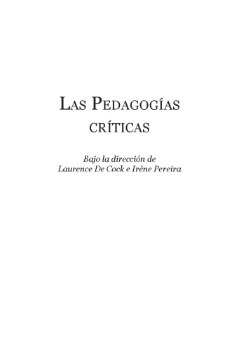 Las pedagogías críticas