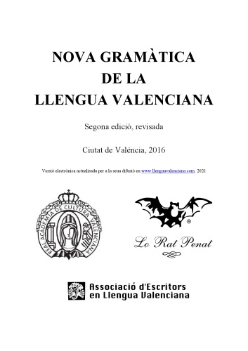 Nova gramàtica de la llengua valenciana