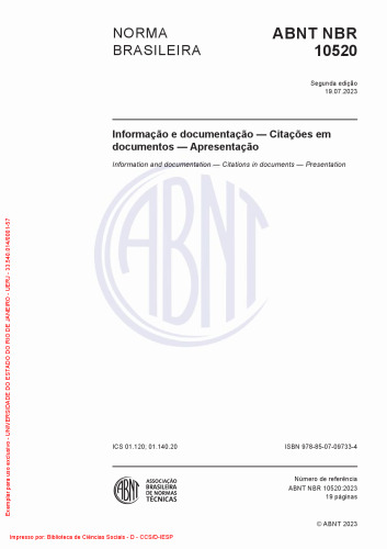 ABNT NBR 10520:2023