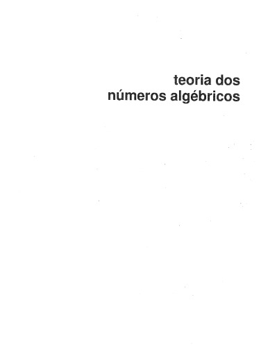Teoria dos numeros algebraicos