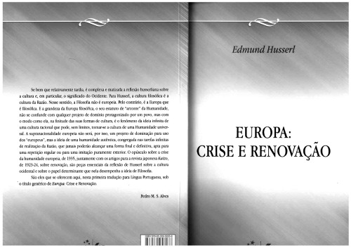 Europa: Crise e renovação