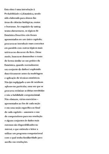 Noções de probabilidade e estatística