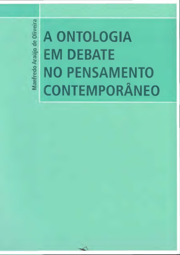 A ontologia em debate no pensamento contemporâneo