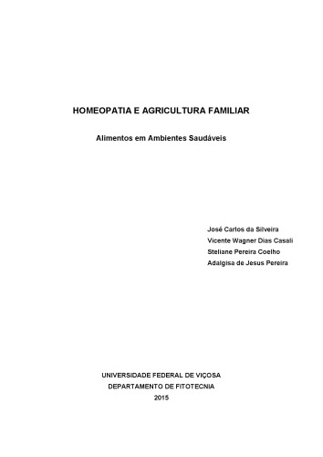 Homeopatia e Agricultura Familiar