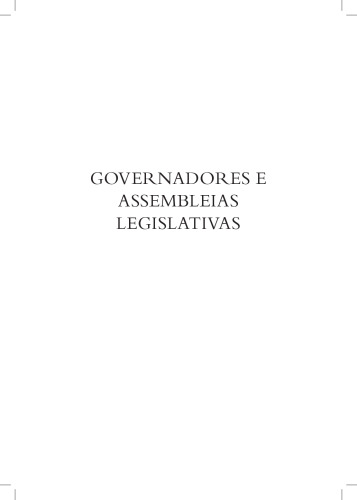 Governadores e Assembleias Legislativas